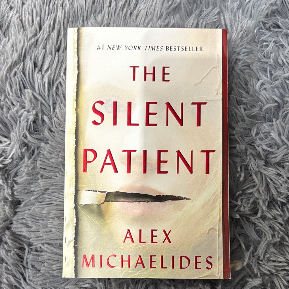 Barnes & Noble The Silent Patient Book - Red and Cream